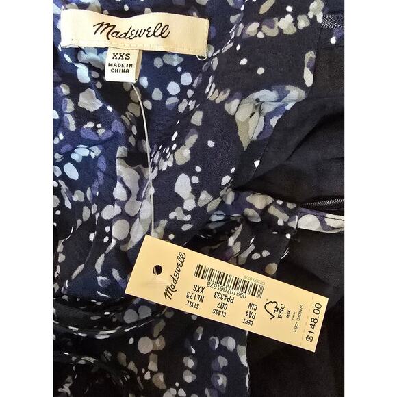 Madewell Cross-Back Halter Midi Medallion Dress - Picture 7 of 12